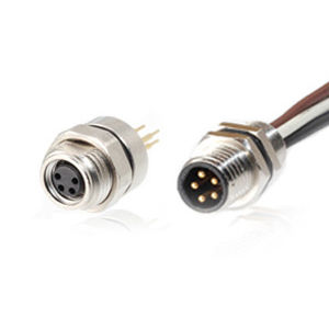 Connettore M8 - CHA101F32S0 series - Amissiontech Co., Ltd. - di dati / di alimentazione elettrica / DIN