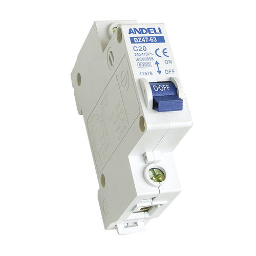 Interruttore automatico AC - DZ47-63 series - Andeli Group Company - per sovraccarichi / per la distribuzione / unipolare