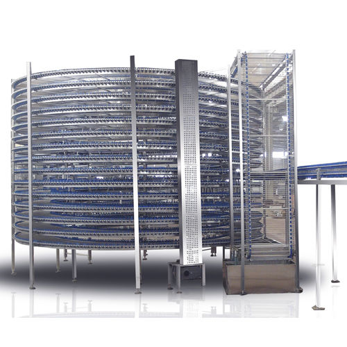 Torre di raffreddamento a spirale - Hebei AOCNO Baking Machinery Co., Ltd. - ad alta capacità / per l'industria agroalimentare