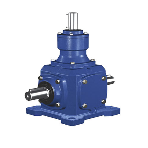 Riduttore con coppia spiroconica - T Series - Zhengzhou Aokman Machinery Co., Ltd. - ad assi ortogonali / con flangia / silenzioso