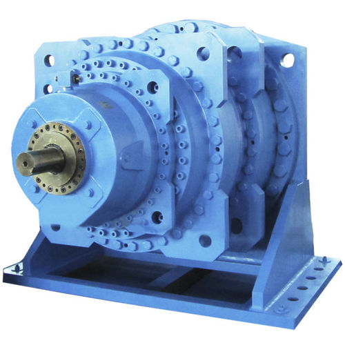 Riduttore planetario - P Series - Zhengzhou Aokman Machinery Co., Ltd. - coassiale / con flangia / silenzioso