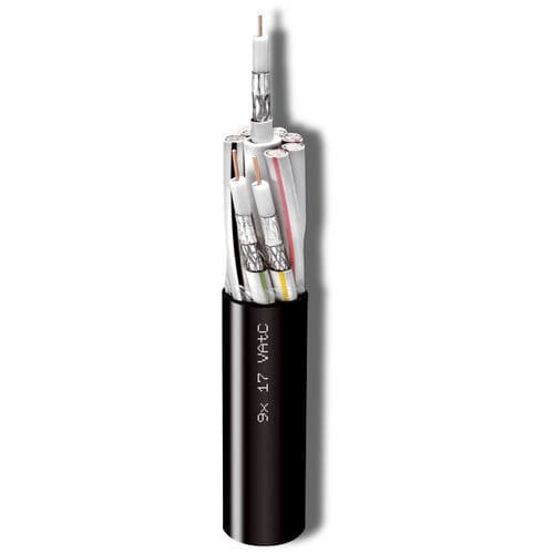 Cavo elettrico multi core - 9X17VATCM - Cavel - di dati / coassiale / antenna TV