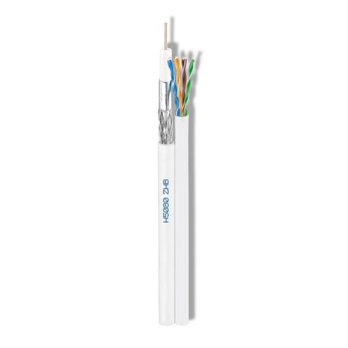 Cavo elettrico multimediale - H5080ZHB - Cavel - ibrido / coassiale / isolato