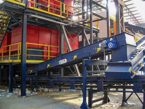 Trasportatore a nastro - ITR Recycling Technologies - per raccolta differenziata / per prodotti sfusi / per rifiuti