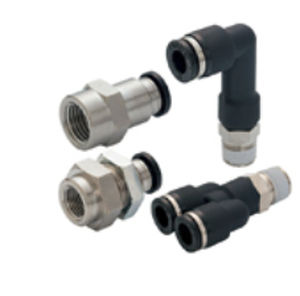 Raccordo per aria compressa - AT series - Koganei Corporation - rapido / di tipo diritto / a T