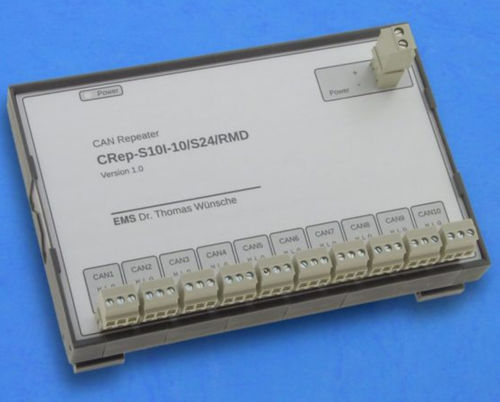 Ripetitore CAN - CRep S10I - EMS Dr. Thomas Wünsche e.K. - industriale / di rete / 24 VDC