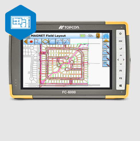 Software di interfaccia - MAGNET Field Layout - TOPCON - di creazione / di verifica / di connettività