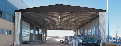 Capannone temporaneo - KOPRON SPA - permanente / di stoccaggio / per la logistica