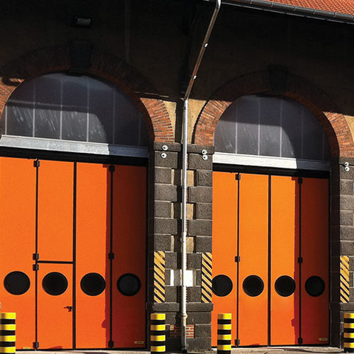 Porta a libro - K-Vision - KOPRON SPA - in acciaio galvanizzato / in vetro / vetrata
