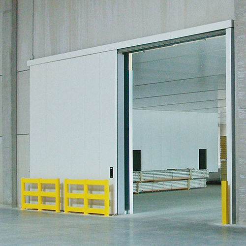 Porta scorrevole - KOPRON SPA - con cerniera / in acciaio galvanizzato / per interno