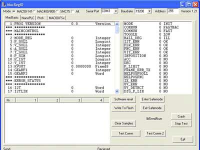 Software di debug - MACREGIO - JVL A/S - di PLC / per motore / Windows