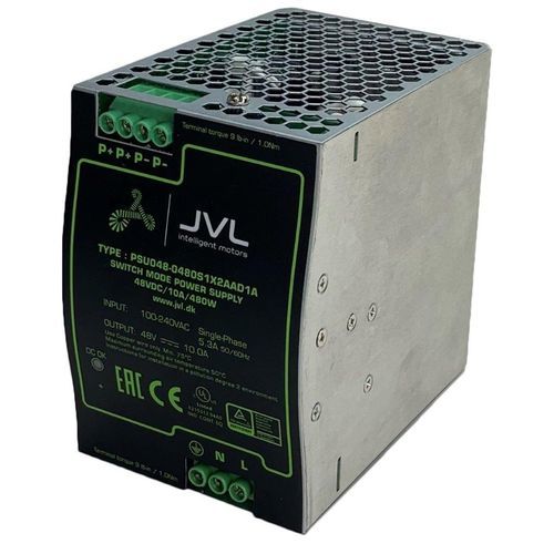 Alimentatore elettrico su guida DIN - PSU-0480S1X2AAD1A series - JVL A/S - AC/DC / ad uscita semplice / monofase