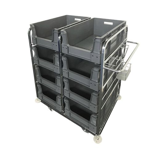 Carrello per preparazione di ordini - 46390PI - Rotom Nederland BV - accatastabile