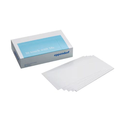 Film di protezione - 00301 series - Eppendorf SE - adesivo / in plastica / in alluminio