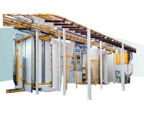 Cabina di verniciatura a polvere automatica - MS FCB - BINKS U.K. LIMITED