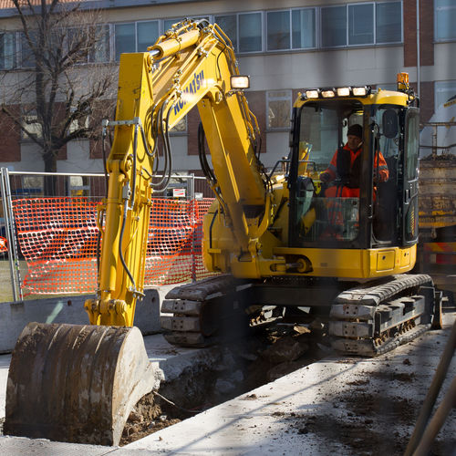 Midi-escavatore - PC88MR-10  - Komatsu Europe - cingolato / Tier 4 finale / per cantiere di costruzione