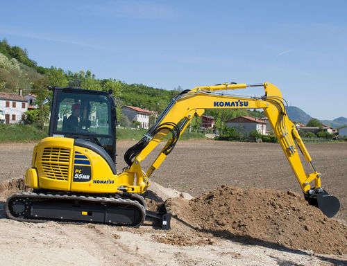 Miniescavatore - PC55MR-5  - Komatsu Europe - cingolato / diesel / per cantiere di costruzione