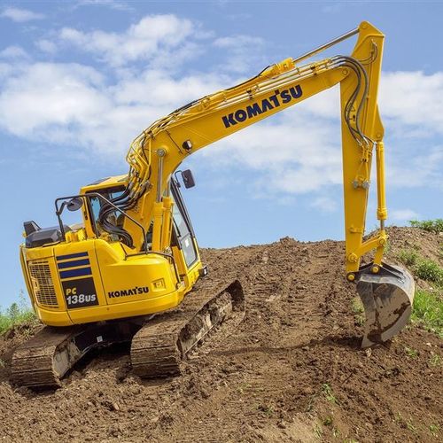Midi-escavatore - PC138US-11 - Komatsu Europe - cingolato / Tier 4 intermedia / per cantiere di costruzione
