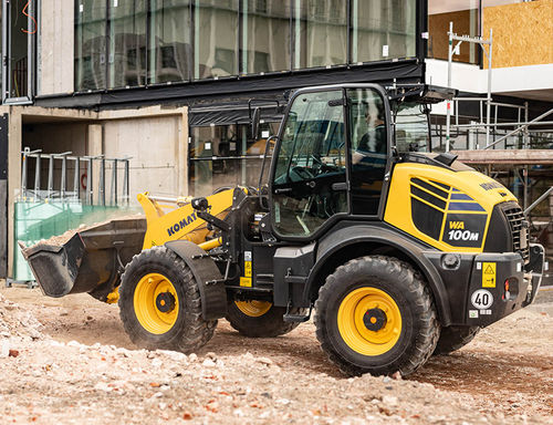 Pala su ruote - WA100M-8 - Komatsu Europe - compatta / per cantiere / ergonomica