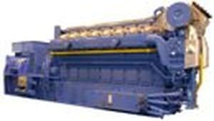 Motore a gas - Bergen B series - Rolls Royce - multicilindro / turbo