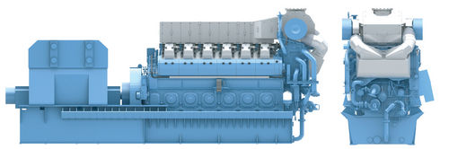 Gruppo elettrogeno diesel - B32:40 - Rolls Royce - trifase / stazionario / 50 Hz