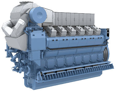 Motore diesel - B32:40 - Rolls Royce - a 2 cilindri / turbo / marino
