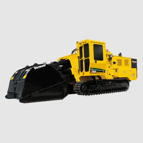 Trencher a catena - T1055III  - Vermeer Manufacturing - cingolato / uomo a bordo