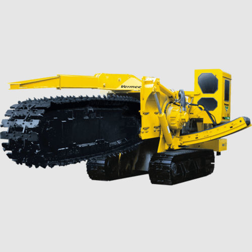 Trencher a catena - T1255III  - Vermeer Manufacturing - cingolato / uomo a bordo