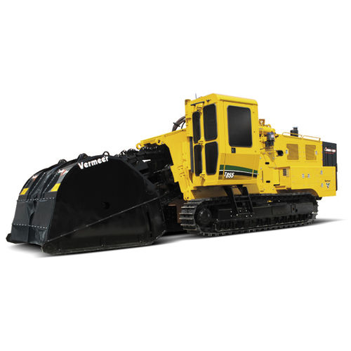 Trencher a catena - T855III  - Vermeer Manufacturing - cingolato / uomo a bordo