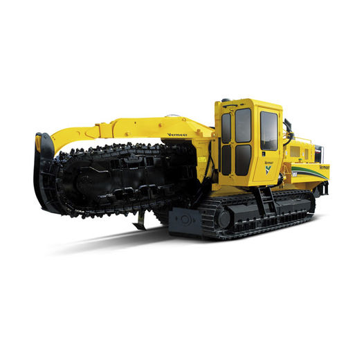 Trencher a catena - T955III  - Vermeer Manufacturing - cingolato / uomo a bordo