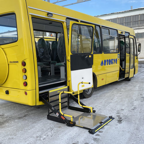 Sponda caricatrice ripieghevole - DH-CH003.03 - Dhollandia - per montaggio laterale / per sedia a rotelle / per bus
