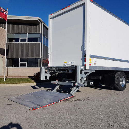 Sponda caricatrice ripieghevole - DH-RM.20 series - Dhollandia - per camion / per carichi pesanti / per semi-rimorchio