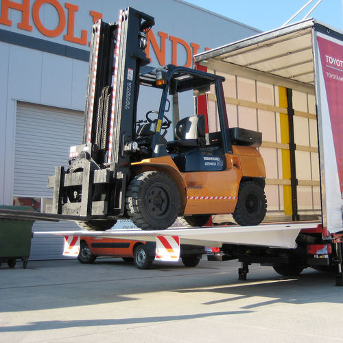 Sponda caricatrice standard - DH-LSU.60 - Dhollandia - ripieghevole / per camion / di trasporto