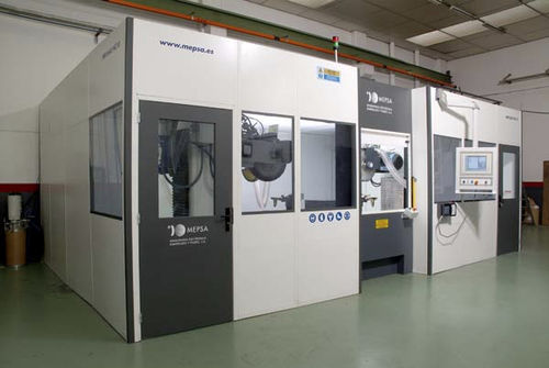 Macchina lucidatrice per metalli - MRI NC Series - MEPSA - industriale / con tavola rotante / a tavola rotante