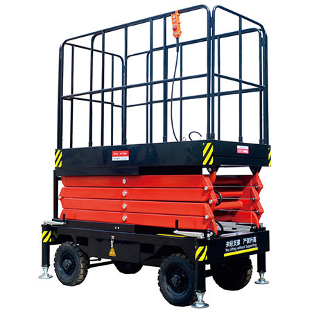 Piattaforma elevatrice a forbice mobile - SJY0 series - Boonai (Suzhou) Lift Equipment Company - fissa / elettrica / idraulica