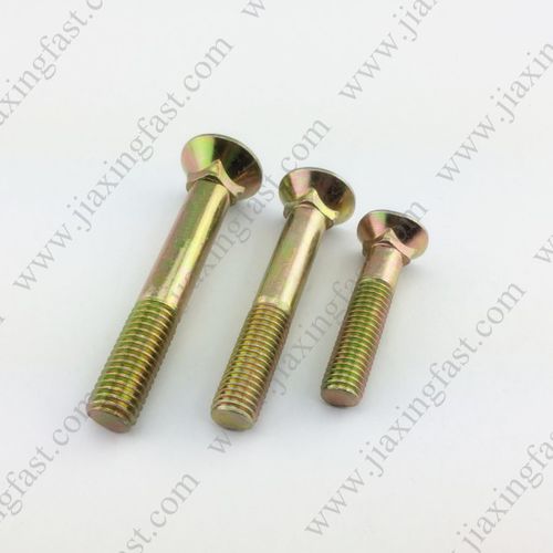 Bullone filettato - Jiaxing Fast Industry Co., Limited - a testa piatta / in acciaio al carbonio
