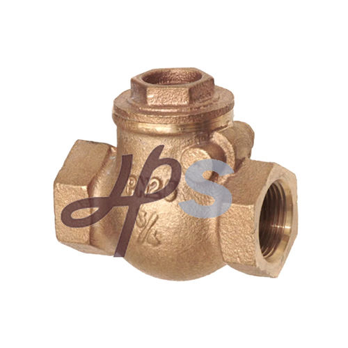 Valvola di ritegno a battente - H164 - Ningbo Yinzhou Plumbing Hardware Co., Ltd. - filettata / in bronzo