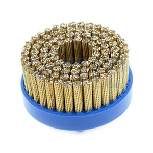 Spazzola a disco - DB100030CS-S10 - Huzhou Golden Industrial Brush Co., Ltd. - di finitura / di sbavatura / di rivestimento