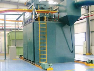 Granigliatrice a uncino - Q series - Guangdong Jingzhongjing Industrial Painting Equipments Co., Ltd. - compatta