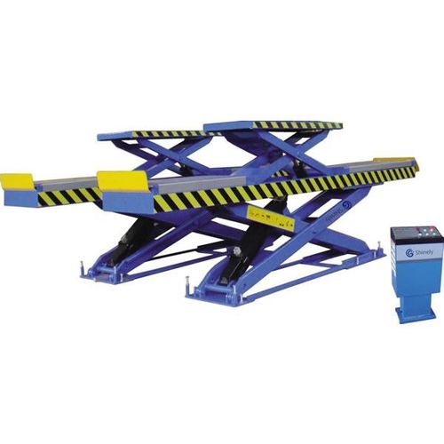 Ponte sollevatore a pantografo - G series - Guangdong Jingzhongjing Industrial Painting Equipments Co., Ltd. - 3,5 tonnellate / idraulico / per automobile