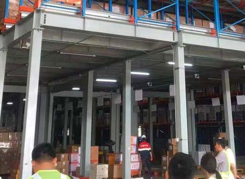 Soppalco industriale con scaffalature - Shanghai Calin Logistic Equipment Co., Ltd. - per pavimento industriale / per magazzino