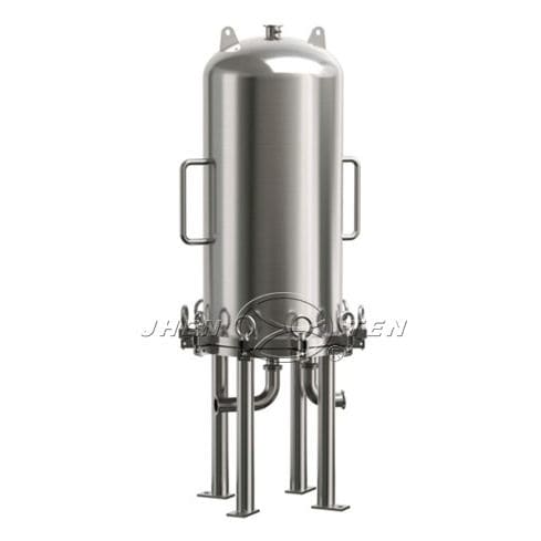 Carter per filtro a cartuccia - JTGDB series (lenticular) - Wenzhou Jhenten Machinery Co., Ltd. - per liquido / in acciaio inossidabile / per l'industria alimentare e delle bevande