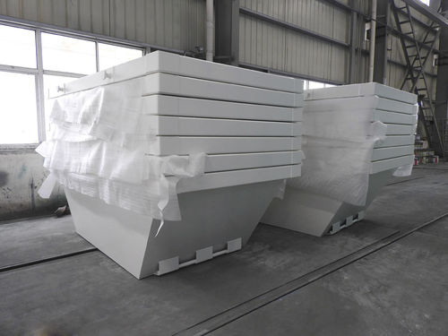 Contenitore per rifiuti in acciaio - Hero Equipment (Yangzhou) Co., Ltd. - per scarti industriali / aperto