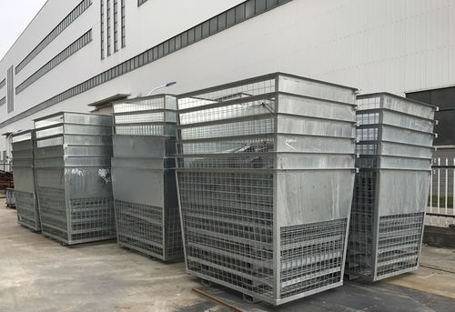 Cassonetto in metallo - Hero Equipment (Yangzhou) Co., Ltd. - per scarti industriali / aperto / impilabile