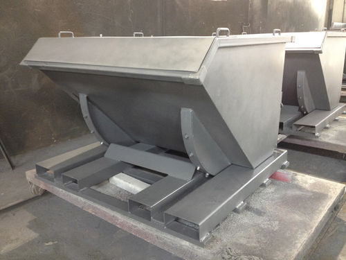 Cassonetto in acciaio - Hero Equipment (Yangzhou) Co., Ltd. - per scarti industriali / aperto / auto-basculanti