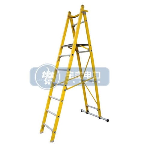 Scala da appoggio in PRFV - R LFP-D series - Suzhou Baofu Electrical&Safety Equipments Co., Ltd. - pieghevole / a piattaforma