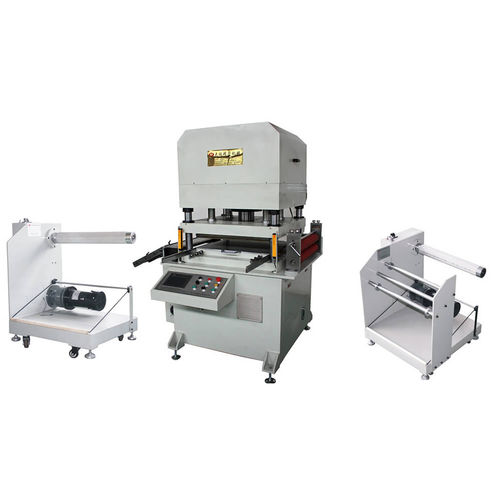 Macchina da taglio di rulli - DP-650J - Kunshan Dapeng Precision Machinery Co., Ltd. - con matrice / per rame / per etichette