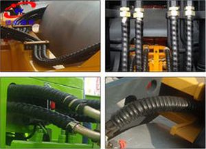 Guaina di protezione - Hebei Deyi Plastic Product Co., Ltd. - a spirale / per tubo idraulico / in plastica