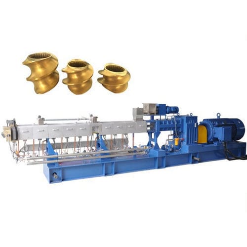 Estrusore bivite co-rotante - TSH-75B  - Nanjing Haisi Extrusion Equipment Co., Ltd. - bivite parallela / per PP / per PE