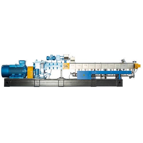 Estrusore bivite - TSH-75B - Nanjing Haisi Extrusion Equipment Co., Ltd. - per gomma / per TPE / compatto
